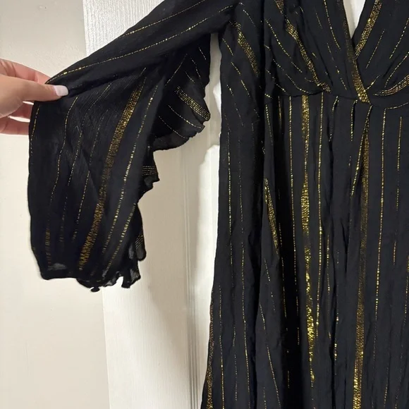 Free People Huxley Gauzy Maxi Dress Endless Summer L - Picture 4 of 7